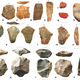 Stone tools found at the Dhaba sites